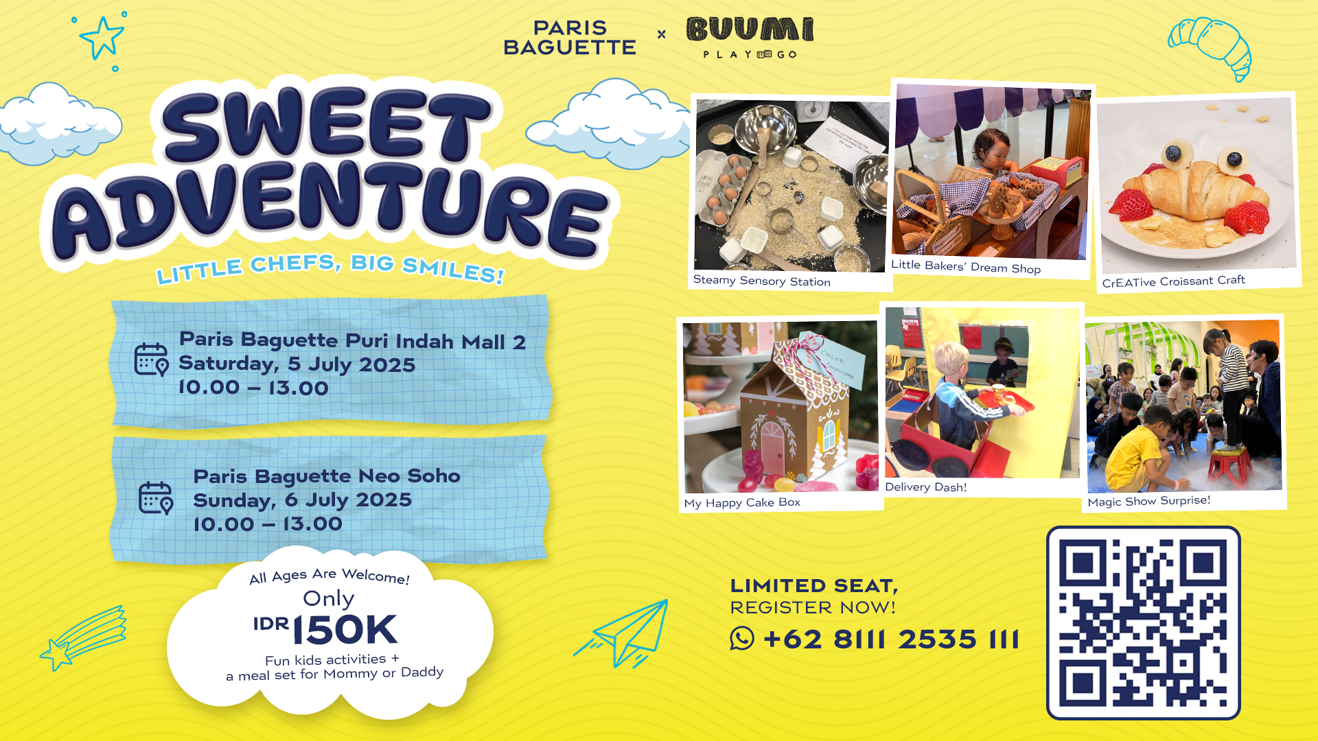 Sweet Adventure: Little Chefs, Big Smiles!  A Fun-Filled Holiday with Paris Baguette and Buumi Playscape