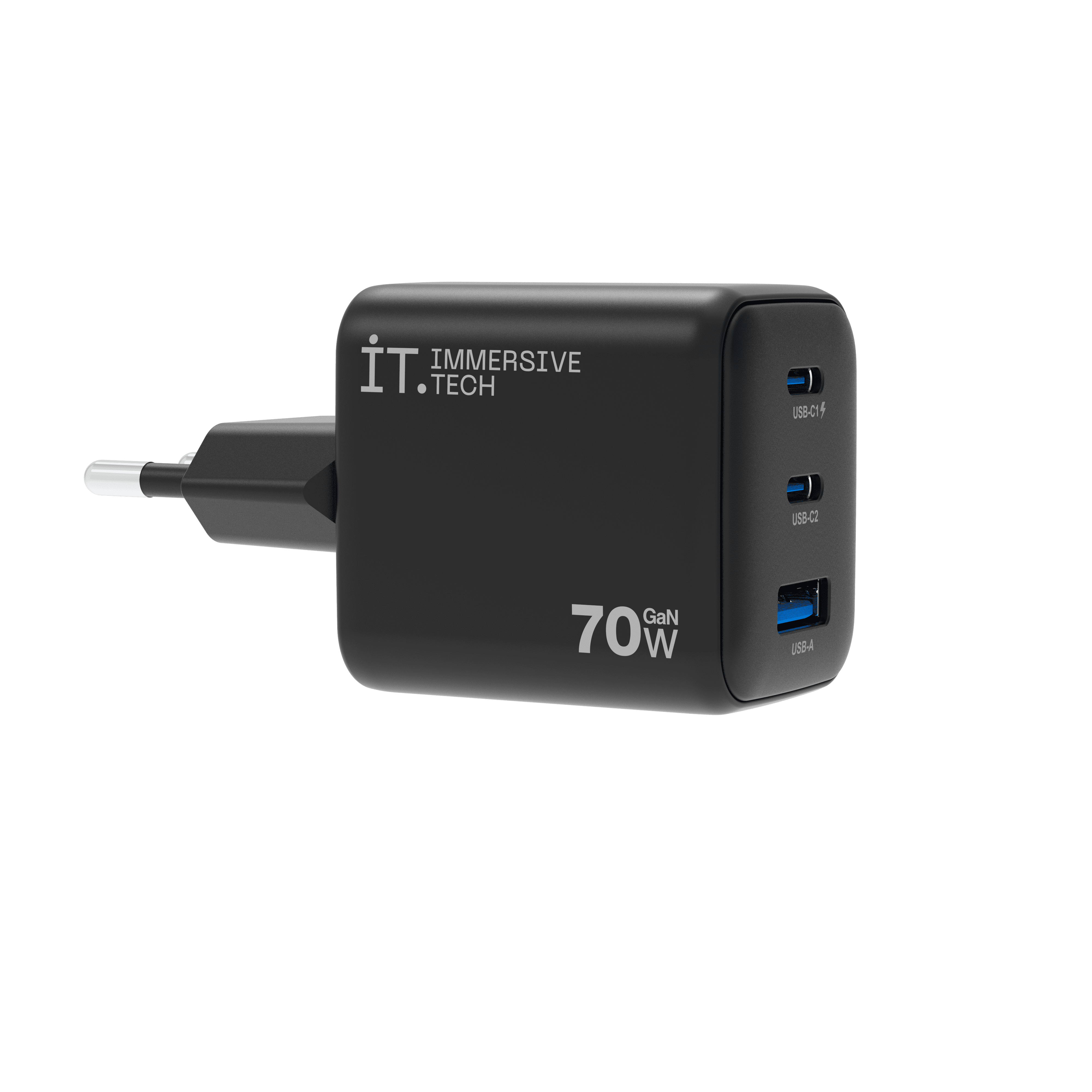 IT (Immersive Tech) Launches IT MaxGaN Charger 70W, a Fast-Charging Solution for Multi-Device Users
